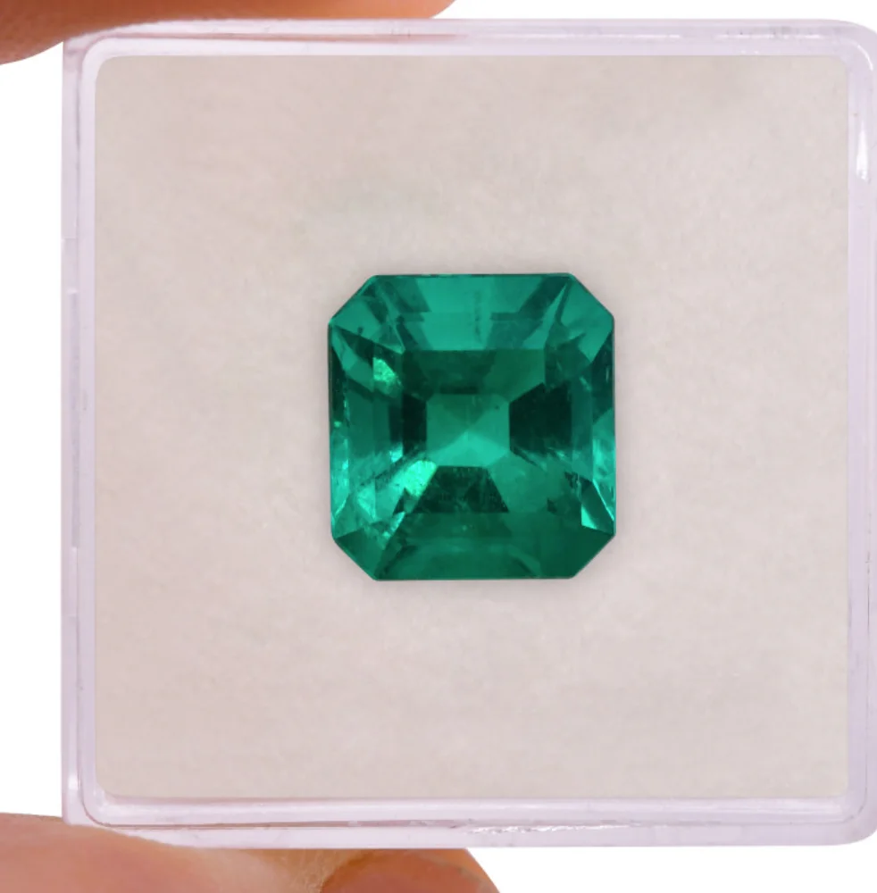 
Blue Tone Emerald Cut Top Gem Columbian Origin For Sale Loose Gemstone Precious Gemstone Emerald Stone Price Real Gems Hot Sale 