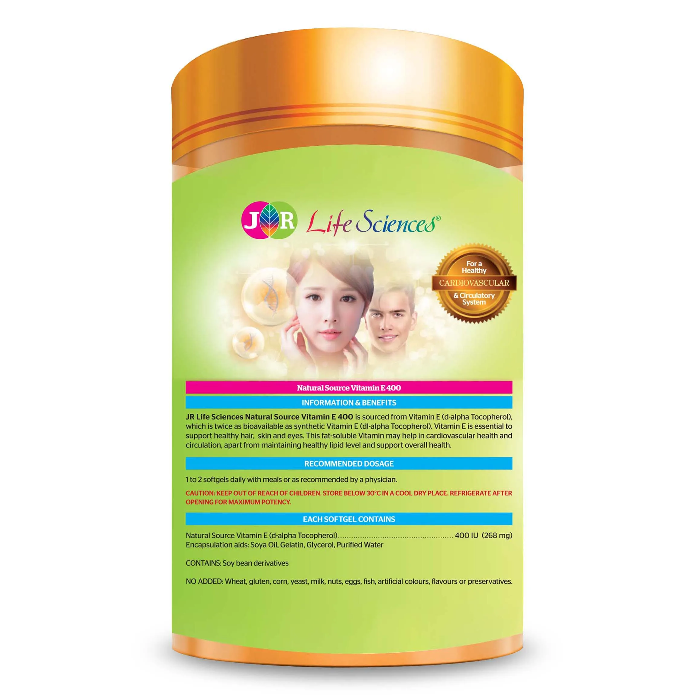247 г, натуральные антиоксидантные решения для здоровья, JR Life Sciences, природный источник, витамин E400 с 180 мягкими гелями