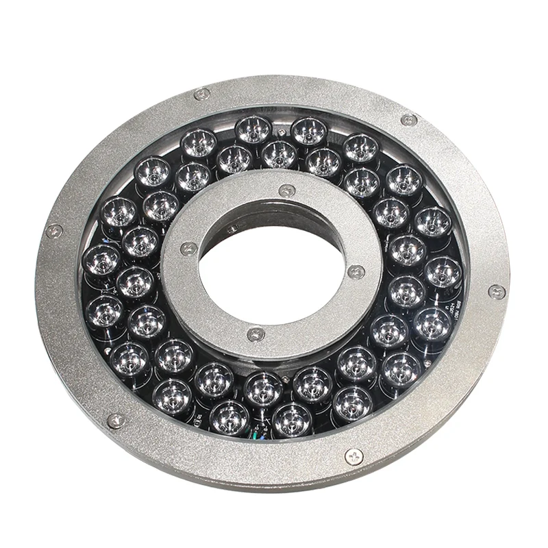 108W RGB/RGBW 316L stainless steel salty water use waterproof IP68 ring donut led fountain light