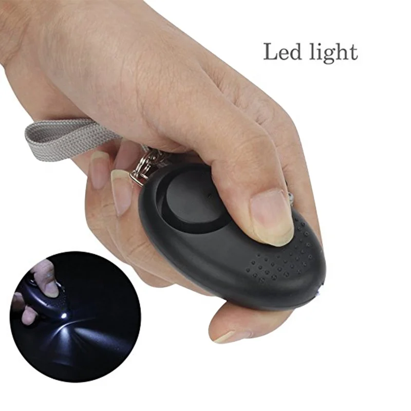 
Portable Siren Personal Alarm for Woman Emergency Self-defense Security Alarms Keychain with Led Flashing Light Safe Sound 120DB 