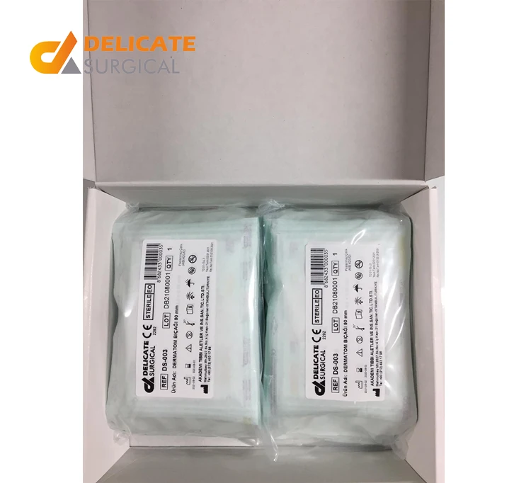 Dermatome Blade Stainless Steel (Aesculap - Padget - Zimmer - Humeca Suitable Sterile Dermatome Blades) Best Prices