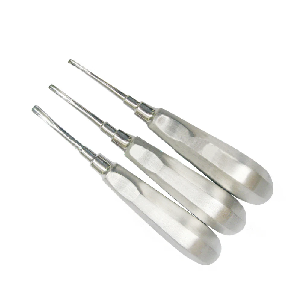 Dental Surgical Oral Sugery Tooth Elevators Roots Extracting Coupland Set of 3 With High Quality Stainless Steel