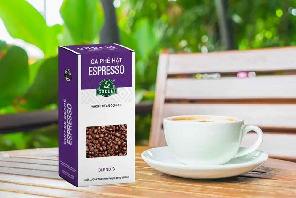 
GUDELI Roasted coffee beans blend 250g GUDELI Vietnam Coffee 