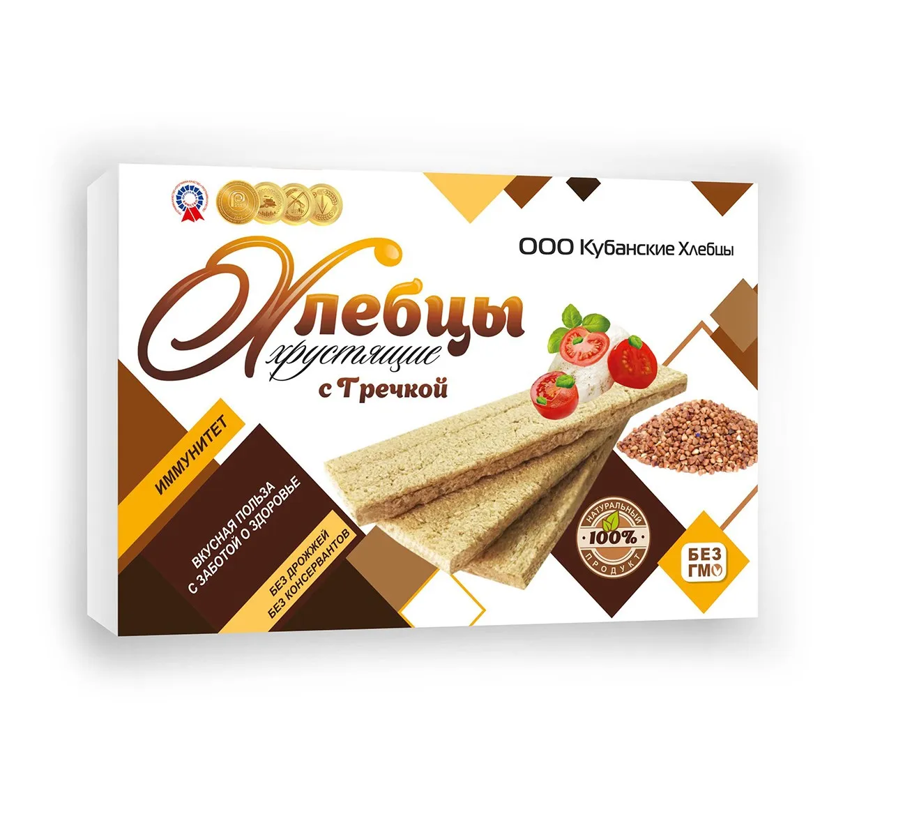 Quality healthy crisp breads with buckwheat for sale from manufacturer, organic grain snacks wholesale price