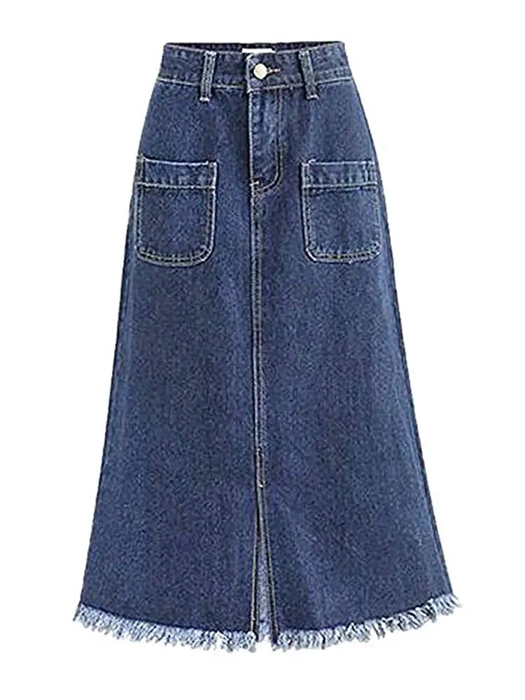 Latest Design New Women Maxi cargo skirt. with multi front and back pockets