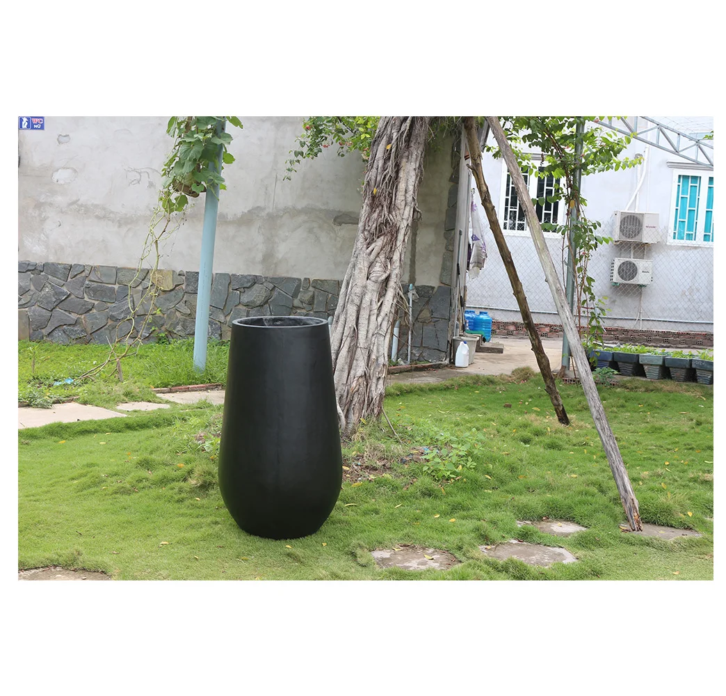 Ancient Atlantis GRC Colored Pottery Planters for Garden Decoration and Restaurant Use-Elegant Aristocratic Atlantic Planter