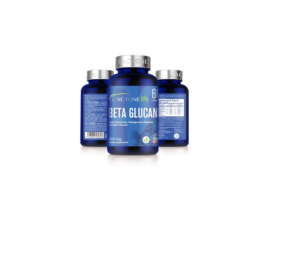 Lactone Beta Glucan Capsule Turkish Manufacturer Private Label