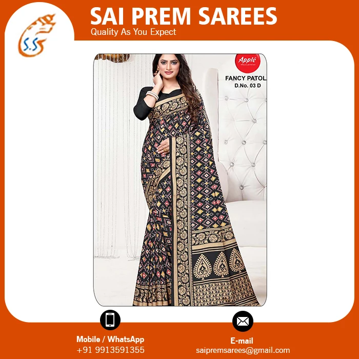 Best Design Collection Of Patola Sarees Available At Lowest Wholesale Price