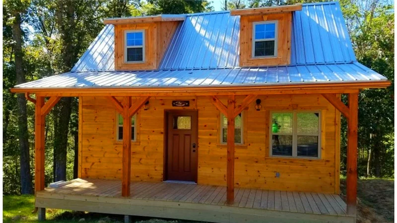 
Morden Prefabricated Wooden house Prefab small modular guest house Tiny home 