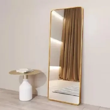 Fancy Wall Mirror modern style restaurant hotel home Wall mirror aluminium brass decoration wall home decoration  polished