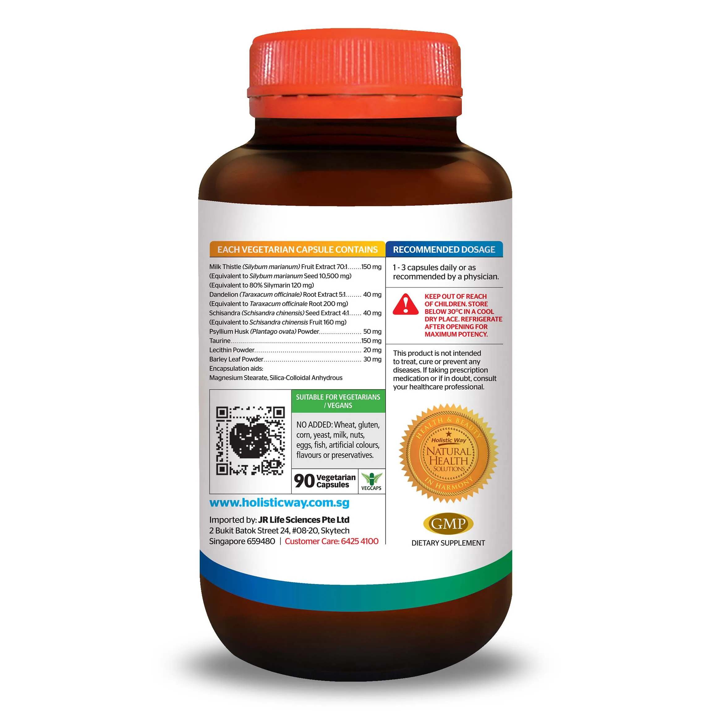 
Health Care Product Nourishing The Stomach And The Liver Holistic Way Liver Tonic With 90 Vegetarian Capsules 