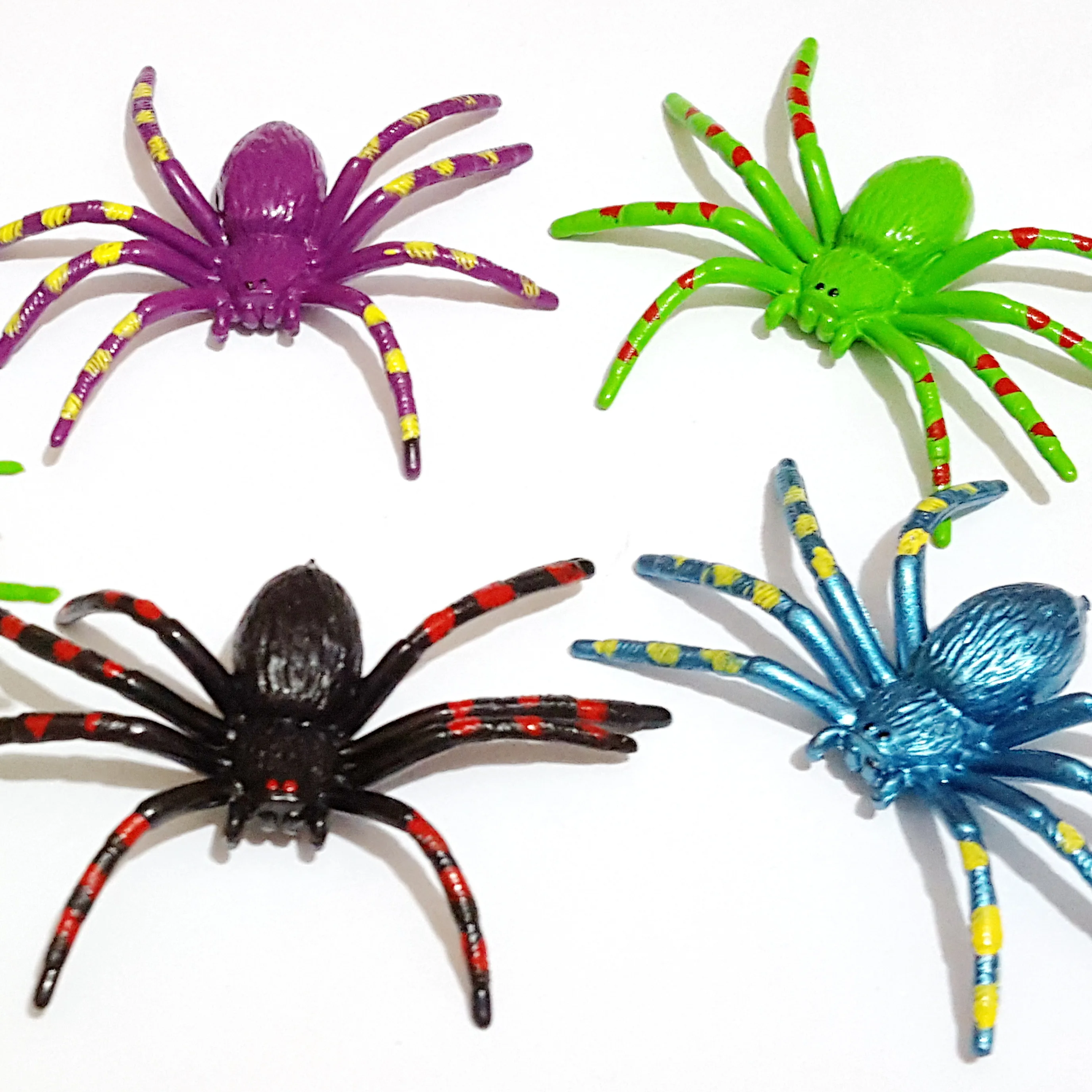 Different color 9cm Spider Play Halloween Party Favors Game Favour Party bags gift joke loot gag souvenir magic fun gift horror