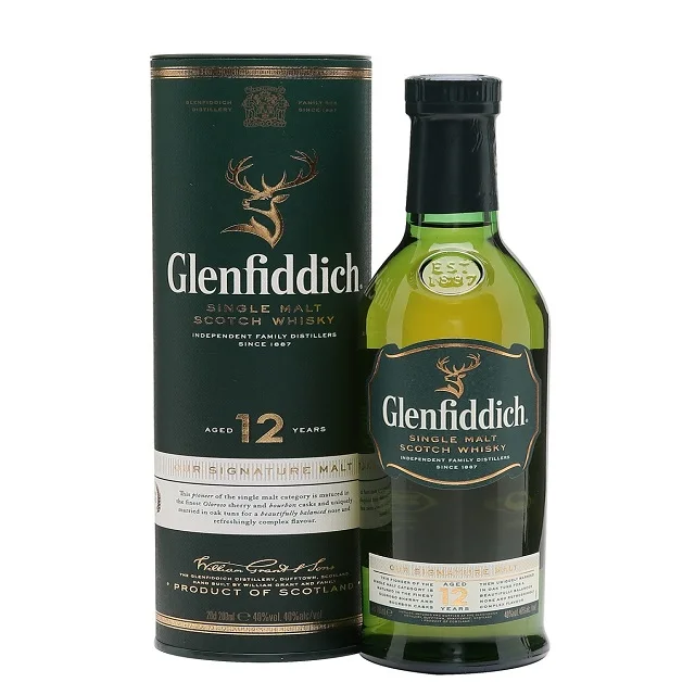 Glenfiddich Scotch Whisky 12, 15, 18 years old