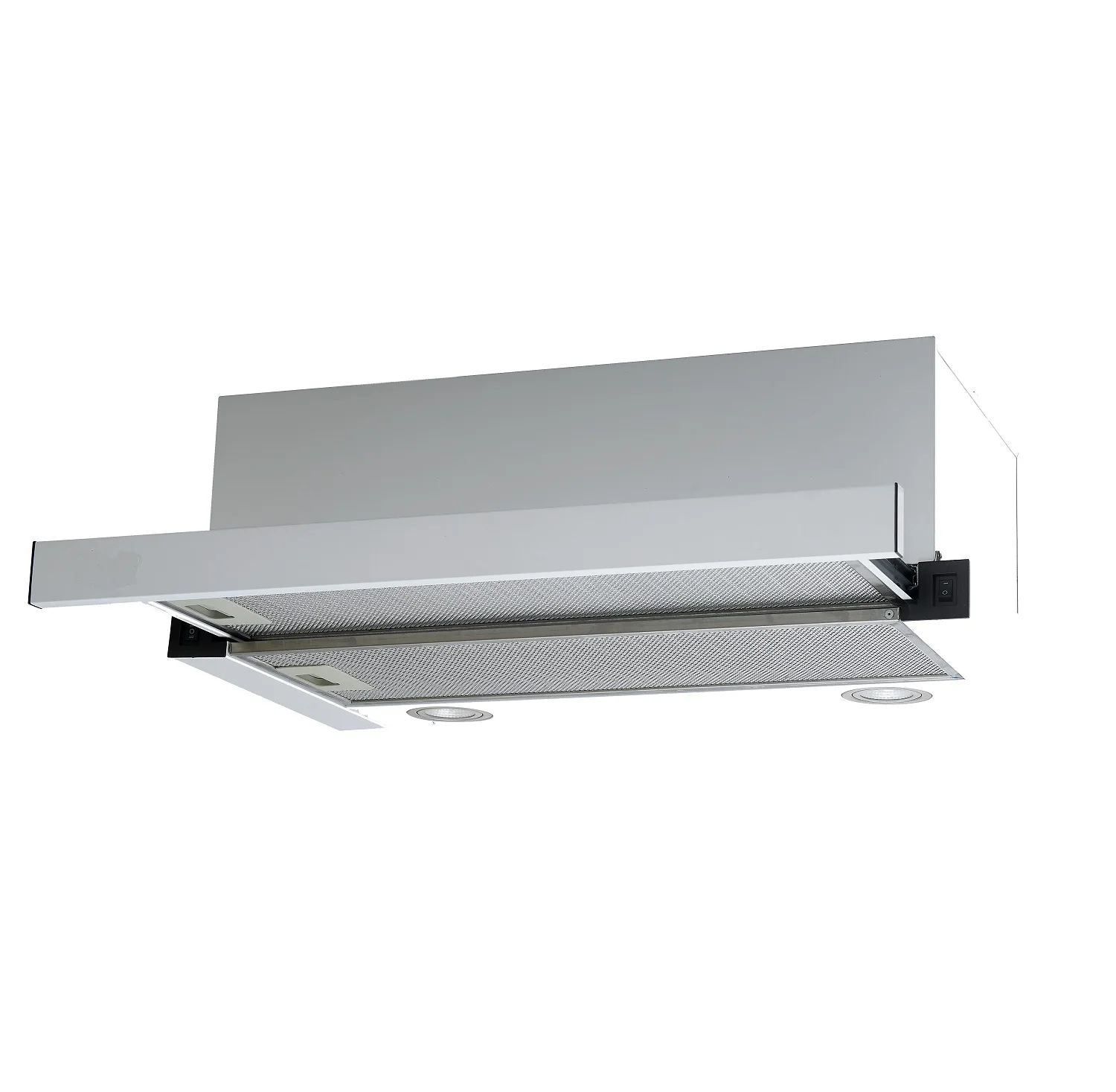 
600mm Under Cabinet Slide Out Type Telescopic Kitchen Range Hood 