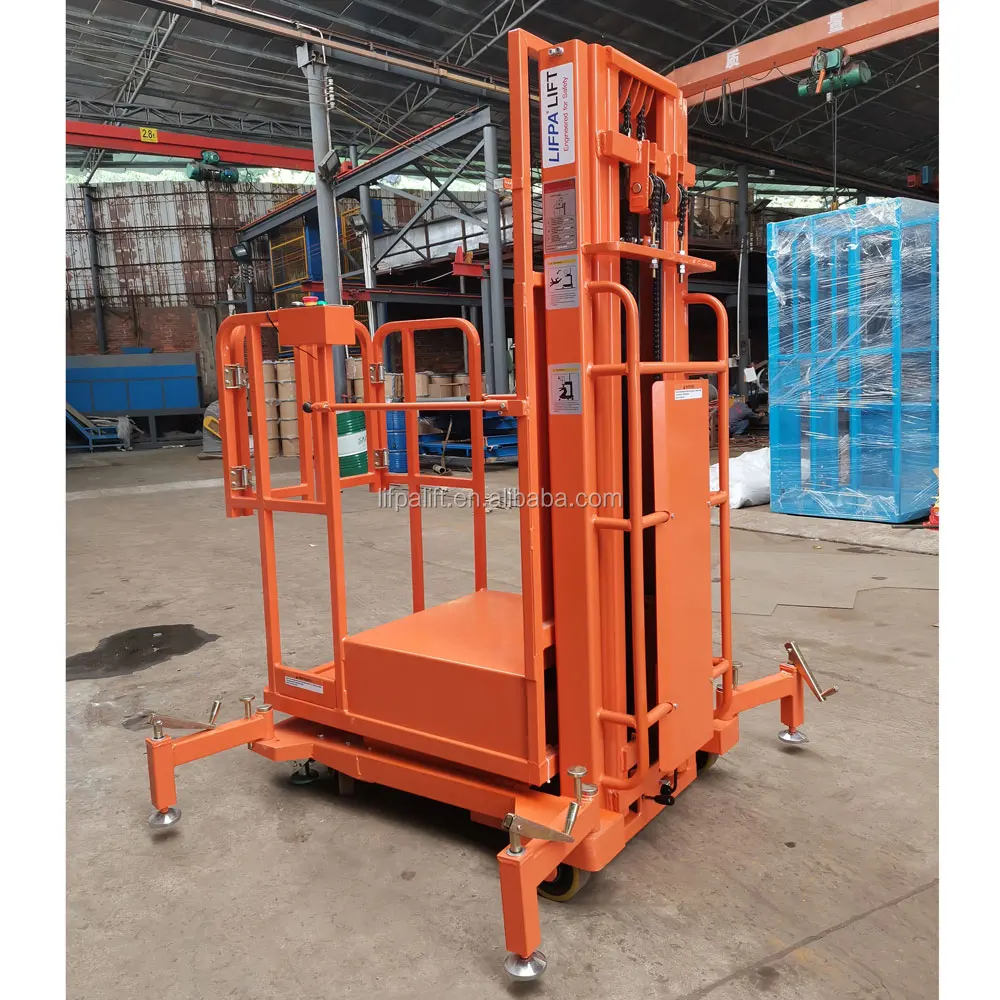 200kg Portable Semi Electric Aerial Order Picker Hydraulic Malaysia Order Picker