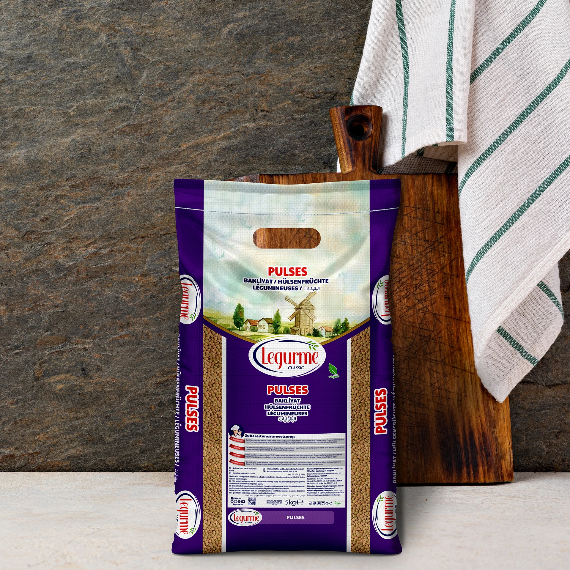 Legurme High Quality Best Price 5 Kg Green Lentils  | Dry Product | Custom Packaging | Shelf Life 24 months  | Made in Turkey |