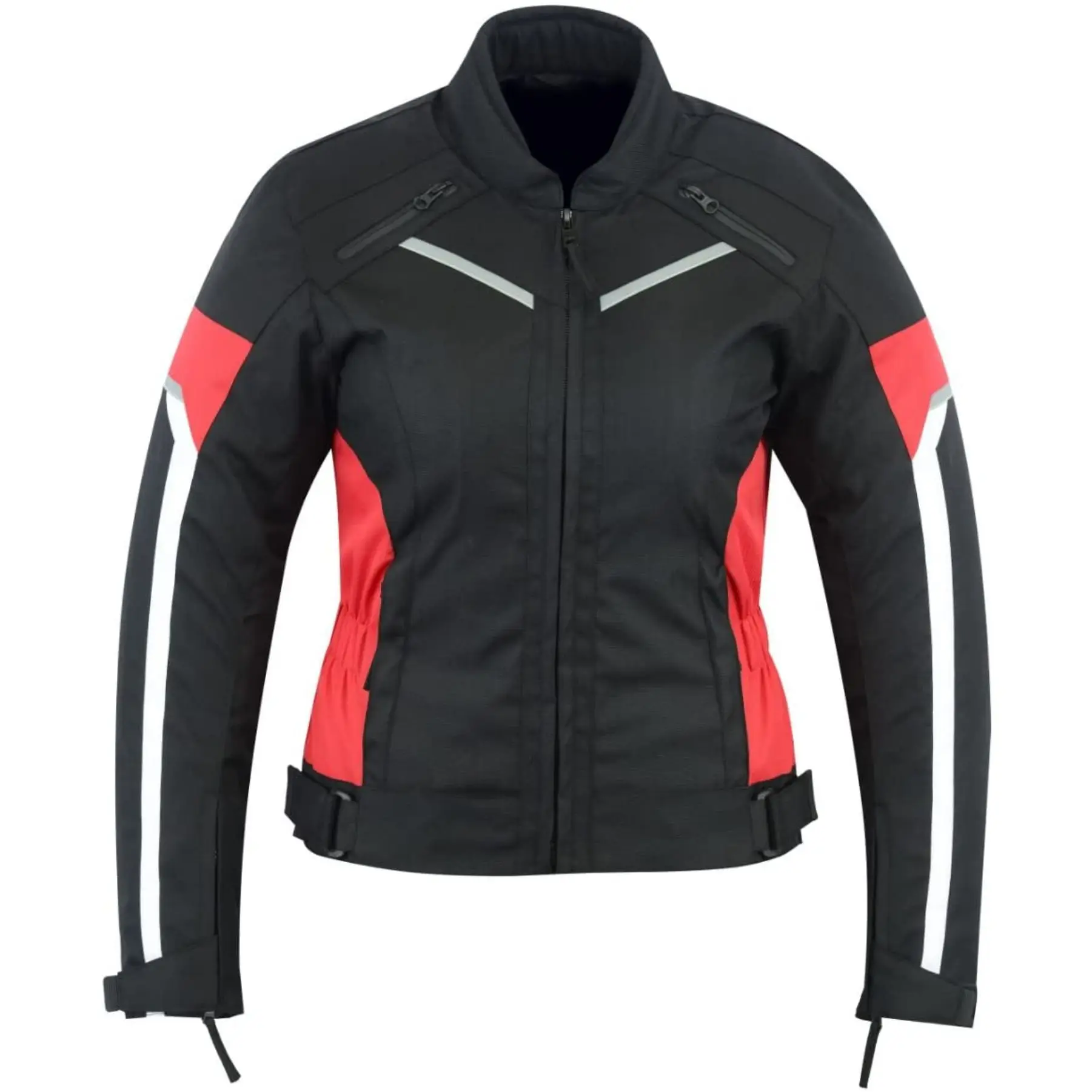 Windproof Motorcycle Jacket Women Motorbike Mesh Jacket Armor Breathable Textile Cruiser Riding Jacket Clothing Windproof