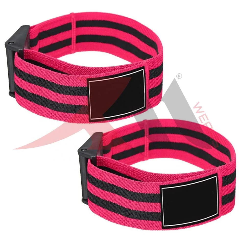 Custom Blood Flow Restriction Cuff Arm Leg Training Adjustable Occlusion Belt Biceps Thighs Gym Workouts Muscle Growth