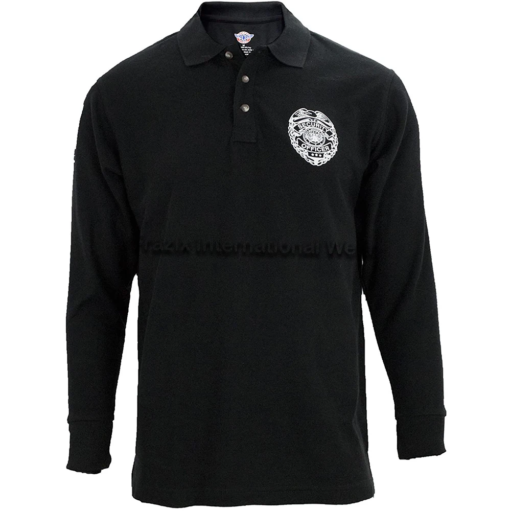 Long Sleeve T-shirt for Security Guard Shirt for sale