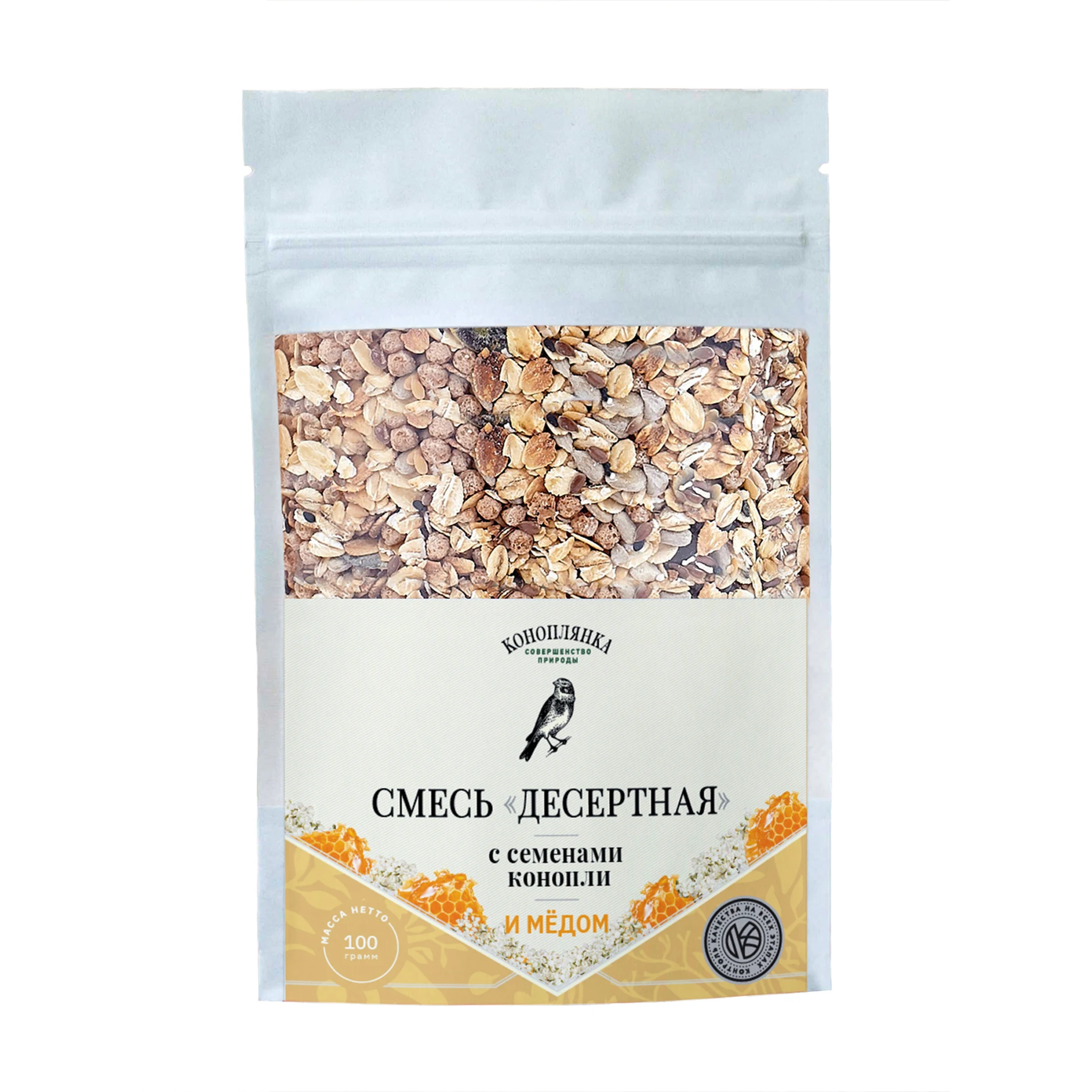 DESERT MIX WITH HEMP SEEDS AND honey