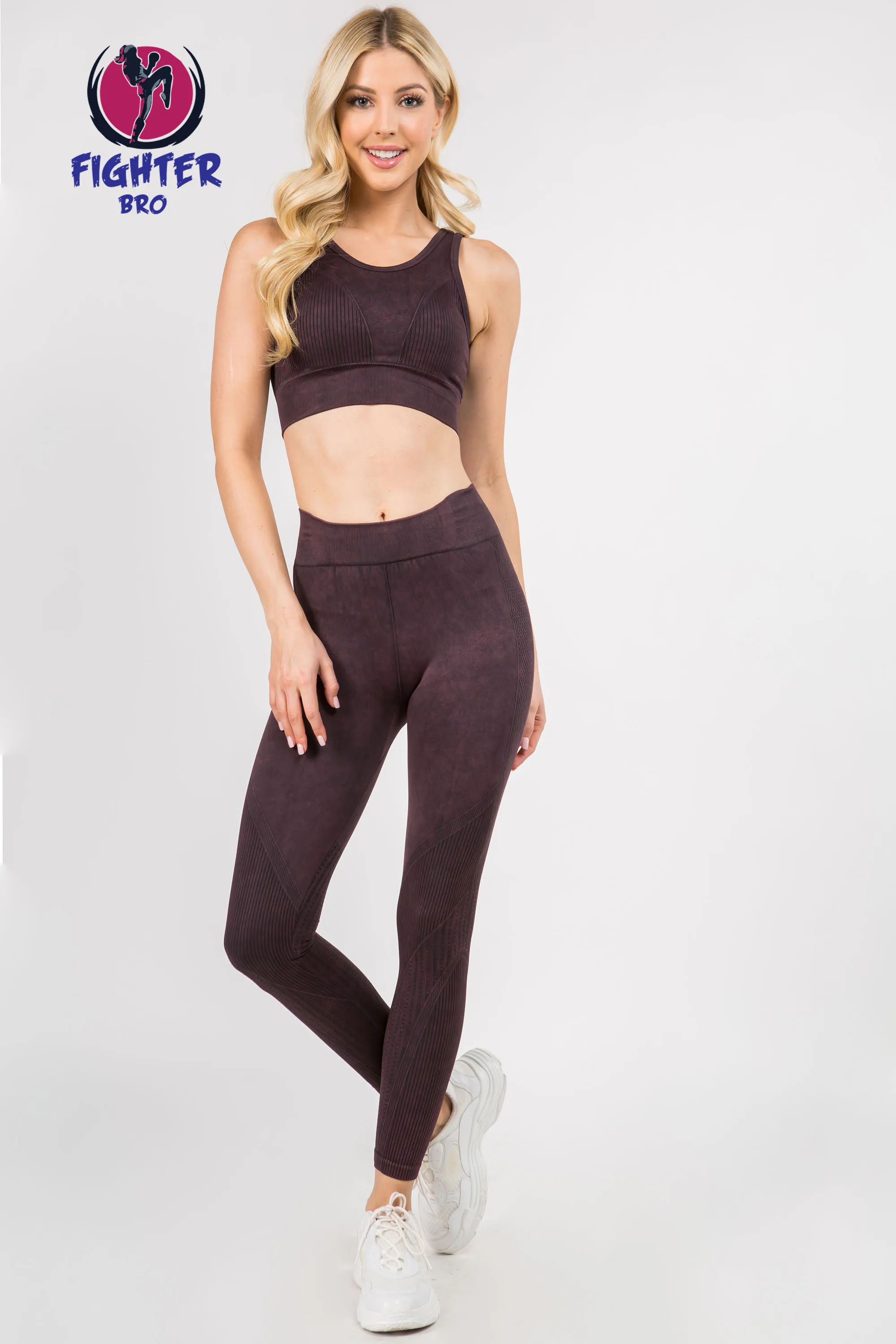 Women Girls Elastic High Waist Yoya Pants Geometry Printing Fitness Running Pants Mesh Trousers Leggings Bra