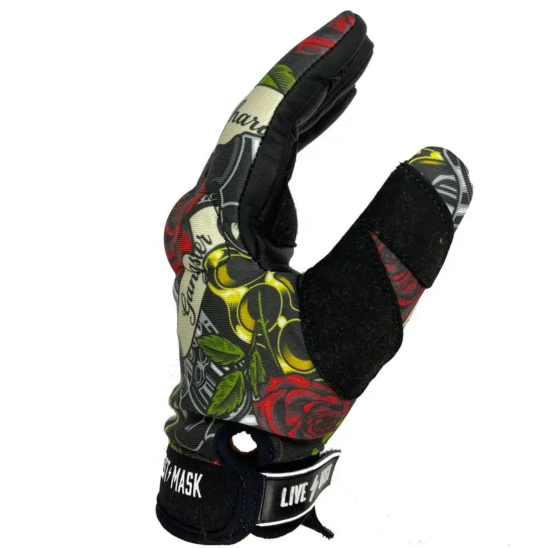 Guns & Roses Motorcycle Gauntlets