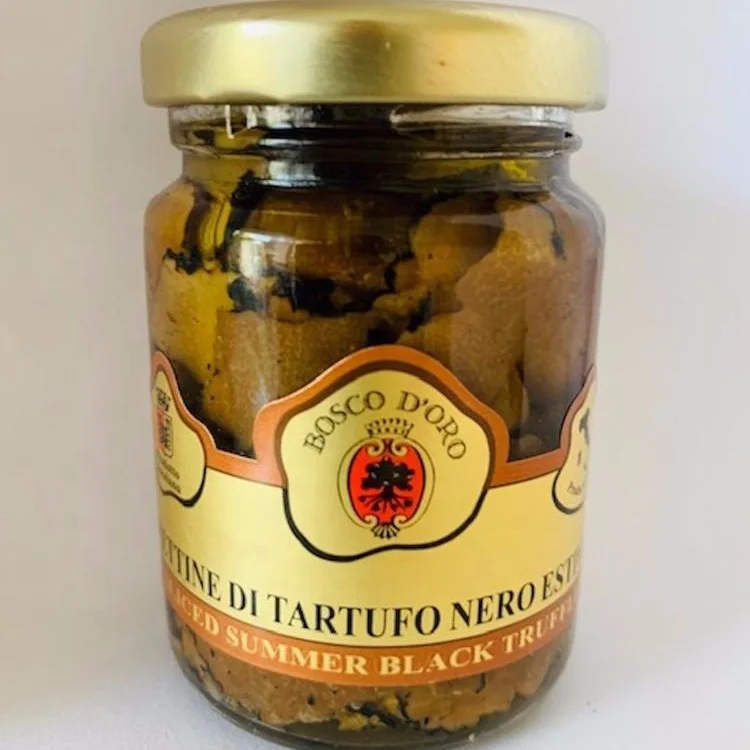Italian Sliced Summer Black Truffles 90g and