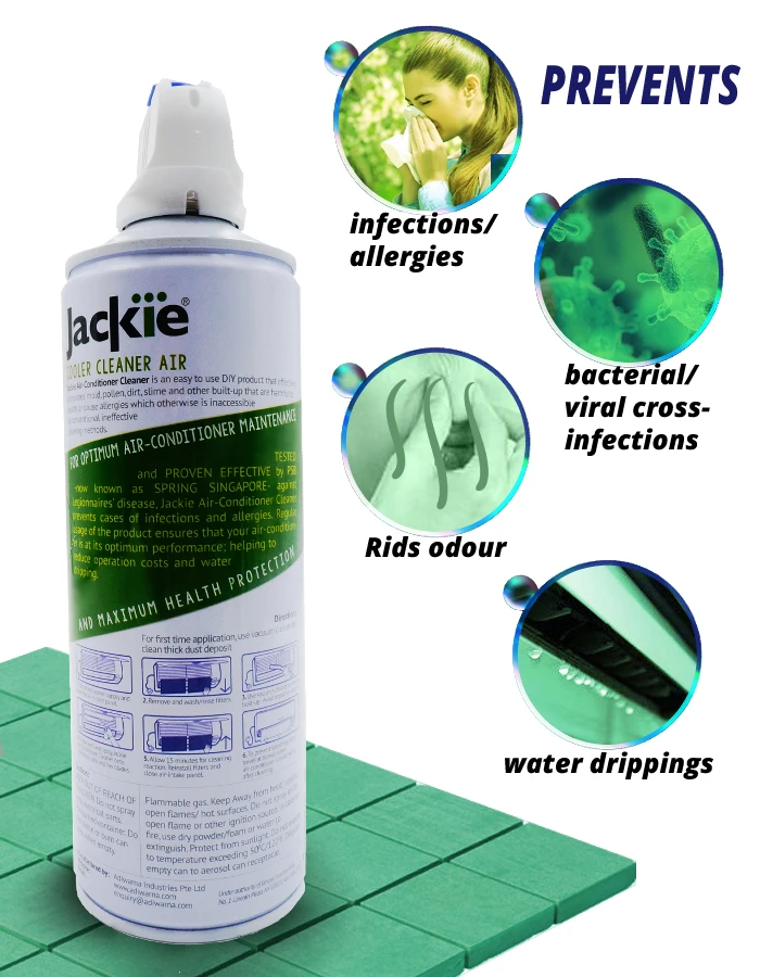 Factory Made High quality Long Shelf Life Foaming Effective Germ Killing Aircon Cleaner from