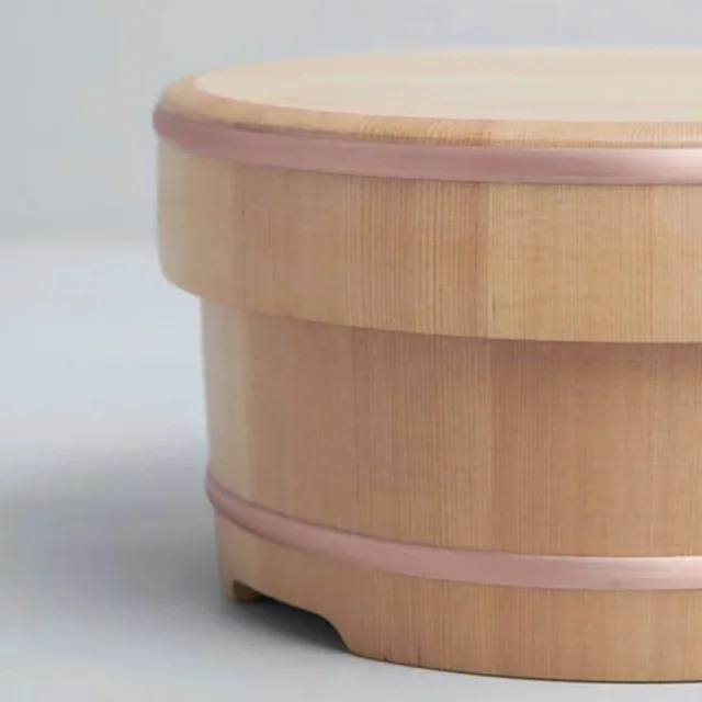 
Japanese water resistant storage wooden rice bucket restaurants for store rice deliciously 