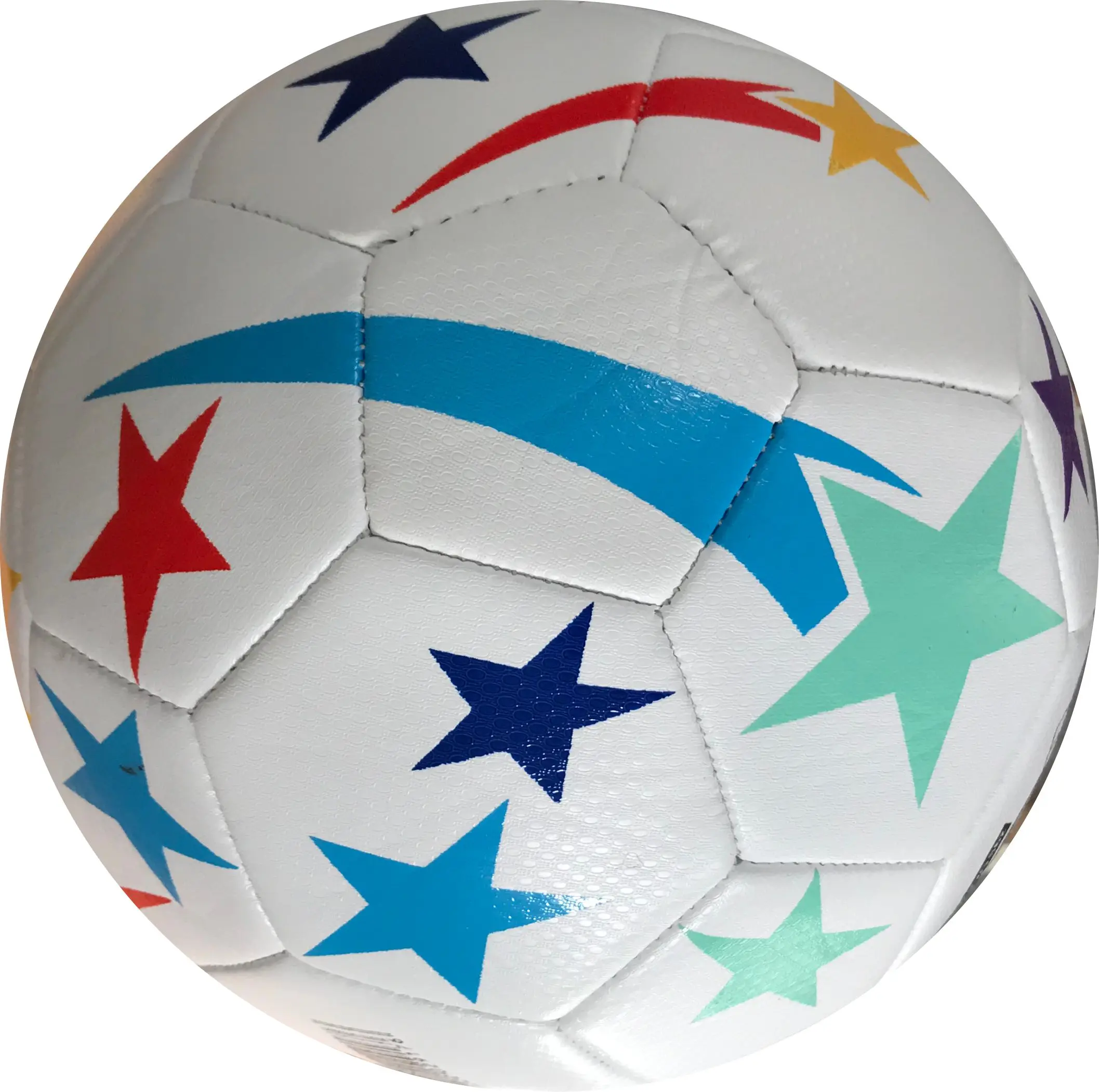 Fire Works High Quality Machine Sewn Training Soccer Ball with Customize Logo