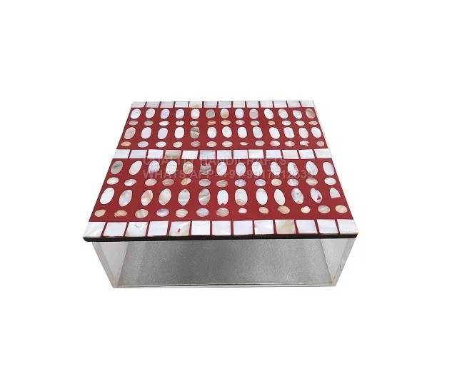 Арабский стиль Рамадан ИД подарок деревянная Швабра инкрустация крышка акриловый контейнер перламутровый десерт коробка для хранения шоколадных конфет