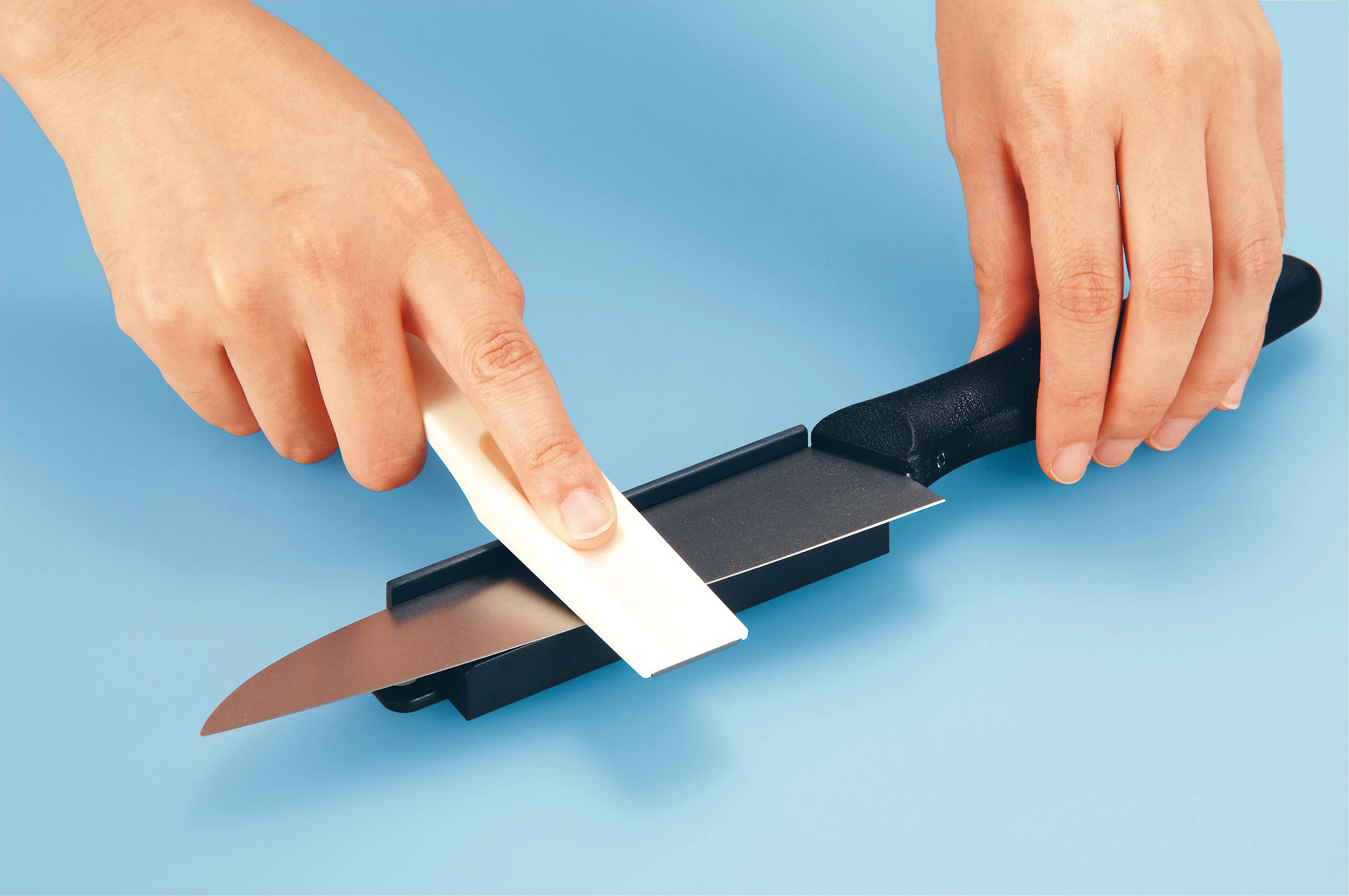 Diamond Sharpener with Stand Wholesale Japanese Kitchen Kit Diamond Knife Sharpener With Stand