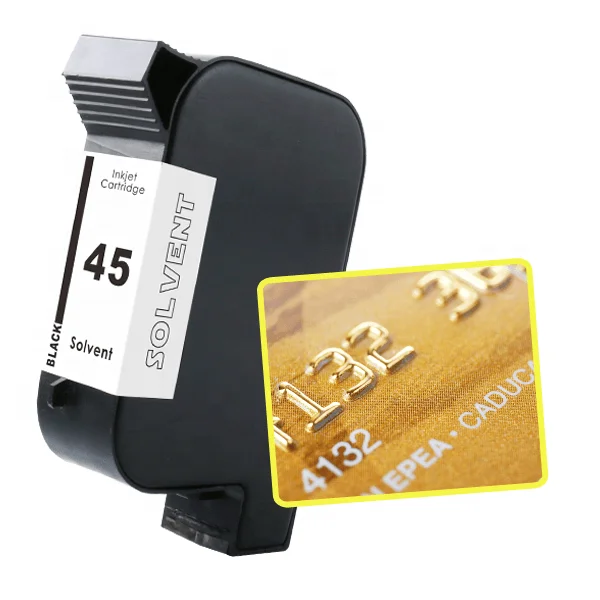 Uniplus 45 si 2560 2570 2580 2590 TIJ 2.5 inkjet cartridge for HP45 HP 45 Handheld Printer Coding