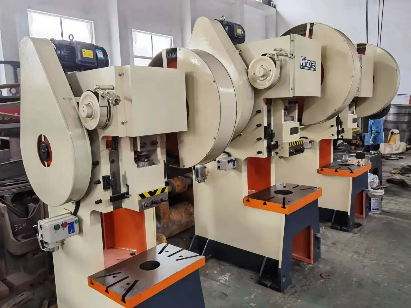 J23-40ton press machine, duct corner making machine with high speed