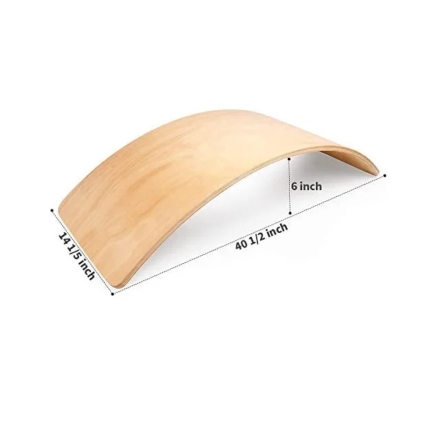  Деревянная балансировочная доска лучшего качества новый дизайн 2021 деревянная для фитнеса йоги Детская Спортивная игрушка