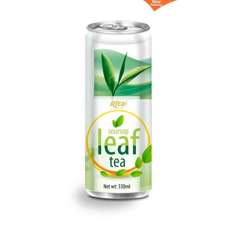 Supplier 330 ml Canned Soursop Leaf Tea Drink