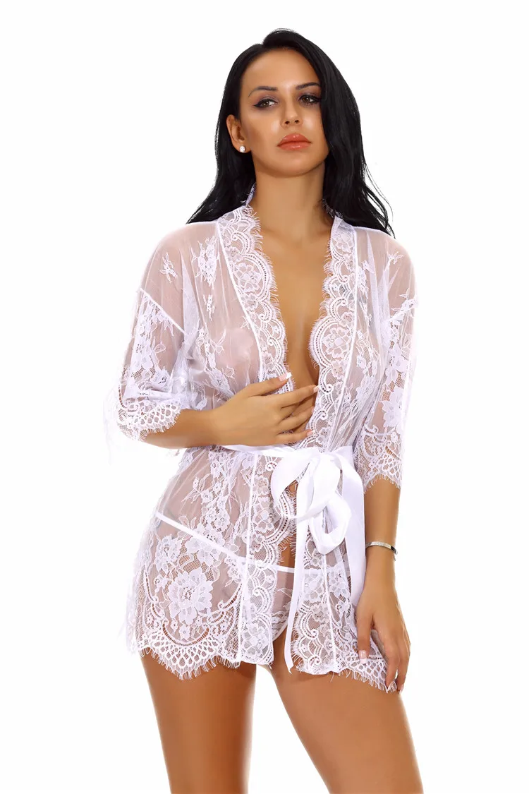 UD04 High Quality Japanese Kimono Women Lingerie Sexy Hot Transparent