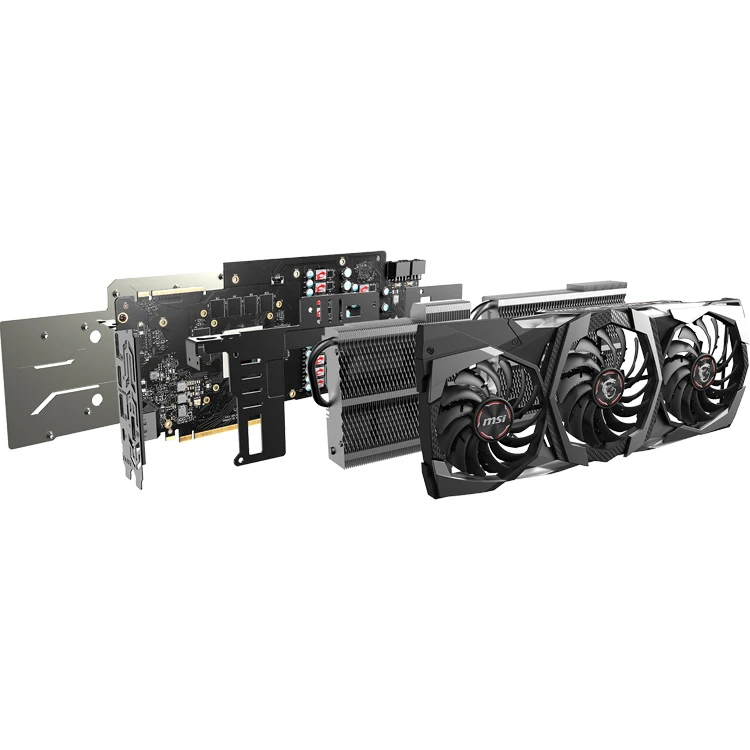 MSI NVIDIA GeForce RTX 2080 SUPER GAMING X TRIO 8G Used Graphics Card with GDRR6 256-bit Memory Ray Tracing Turing Architecture