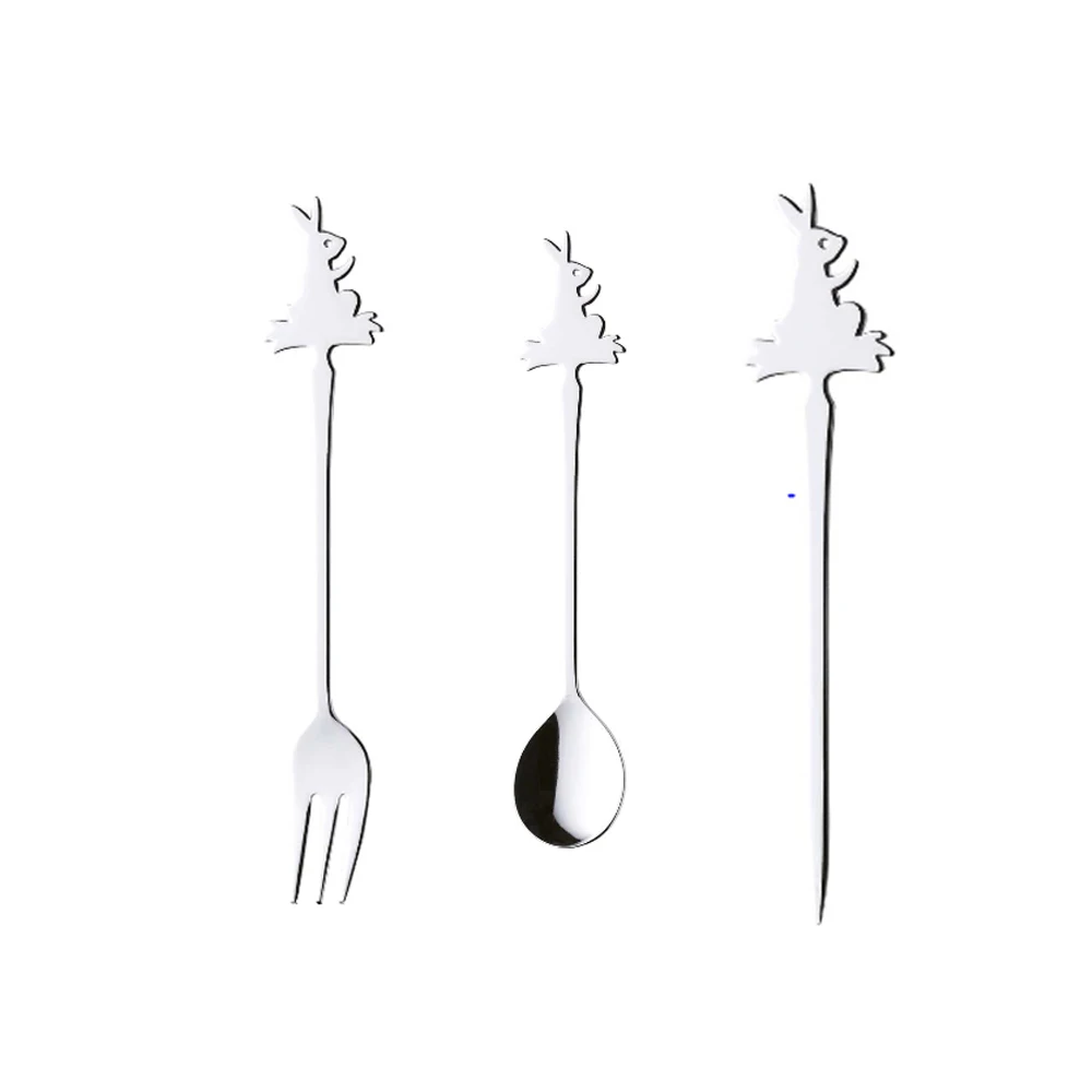 
Very cute and long-lasting cafe silverware, 