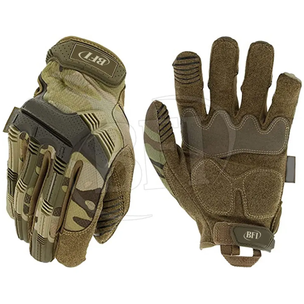 100% Guarantee Leather Made Men Tactical Gloves Made In Pakistan