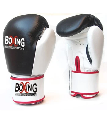 
wellknown whole sale manufacturer of leather made tikando jujitsu karate muay thai boxing gloves with customized logo & design 