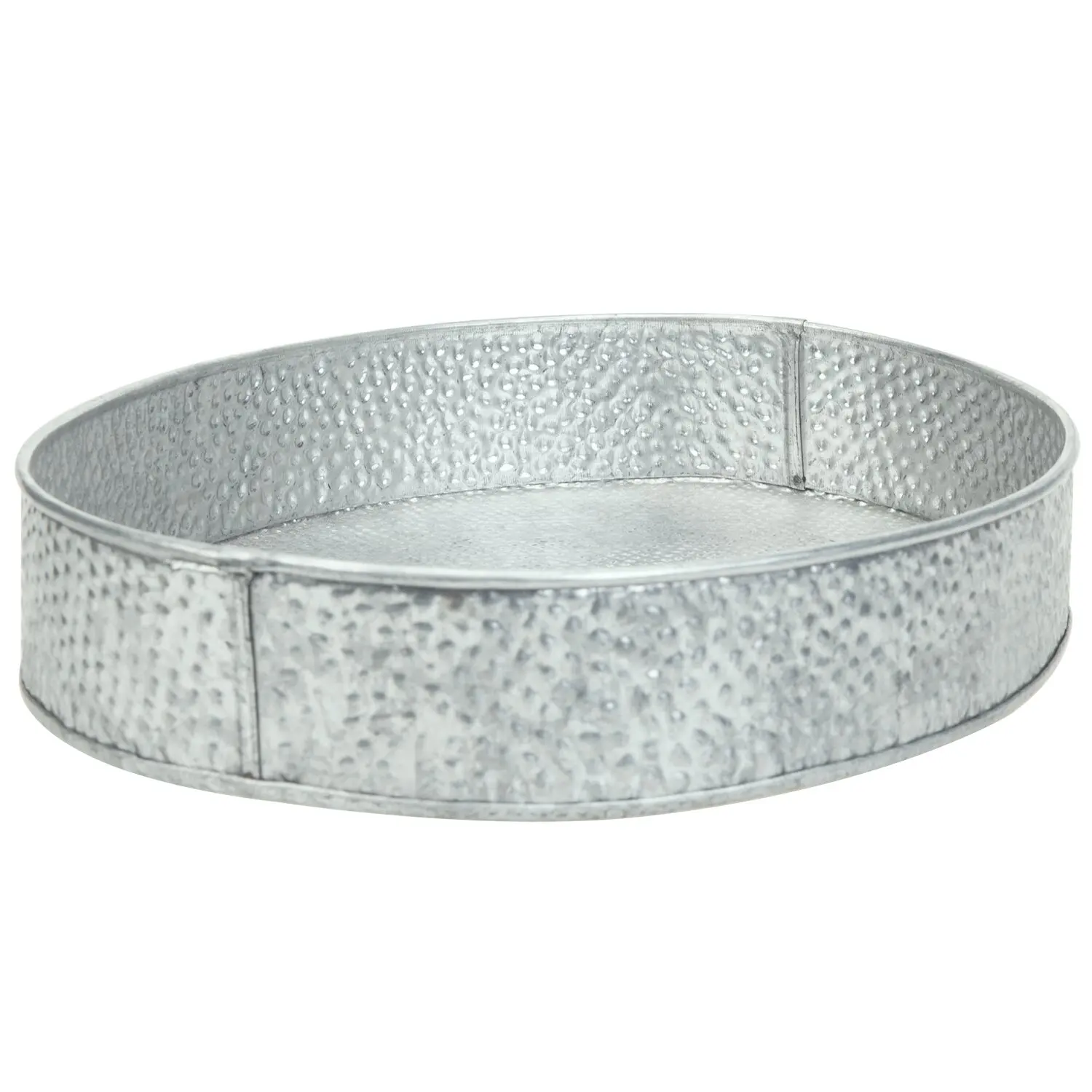 Galvanized Oval Serving Tray Galvanized Decorative Wine Tray Manufacturer of Galvanized Handmade Serving Tray