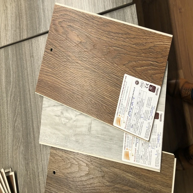 SPC Viet Nam Biggest SPC Exporter  Cheap And Cheap Vietnam Factory VN Price in SPC Uniclic Vinyl Parquet Floor Vinyl Printing