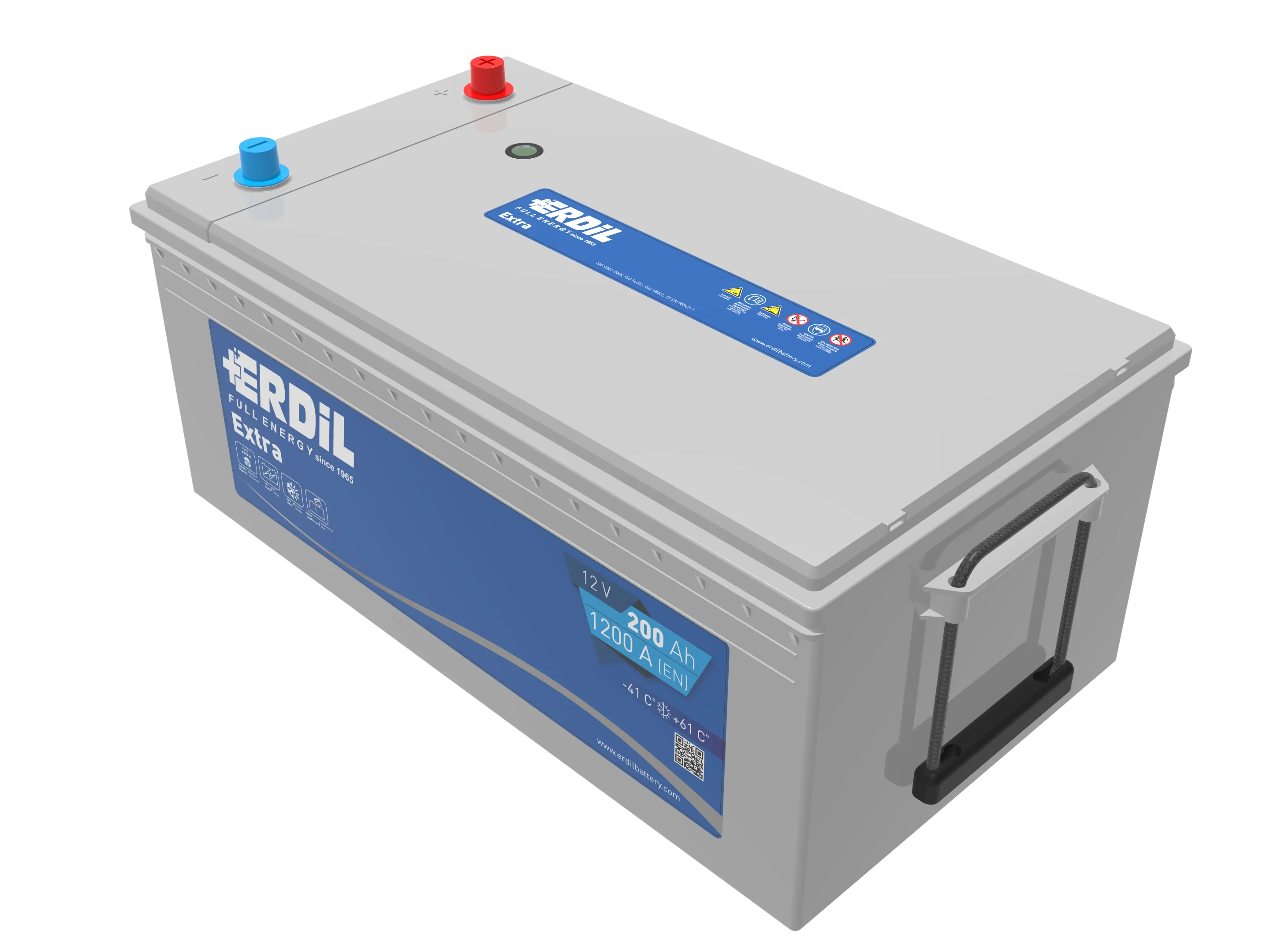 Высококачественная сверхпрочная аккумуляторная батарея для грузовиков марки Erdil, 12 В, 200 ач, D5a, не требующая технического обслуживания