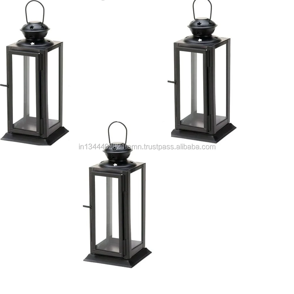 Декоративный фонарь западные фонари стеклянные железные подсвечники садовый подсвечник ветровая лампа