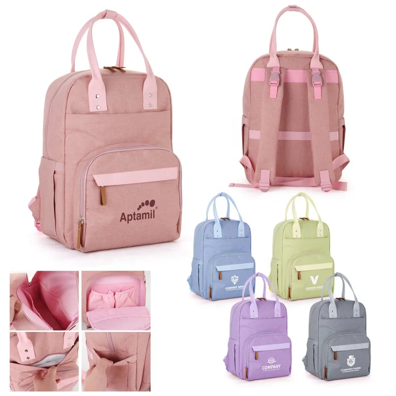 Hot Sale Custom High Quality Multi Function Waterproof Mom Large Diaper Storage Mommy Bag Baby Diaper Bag
