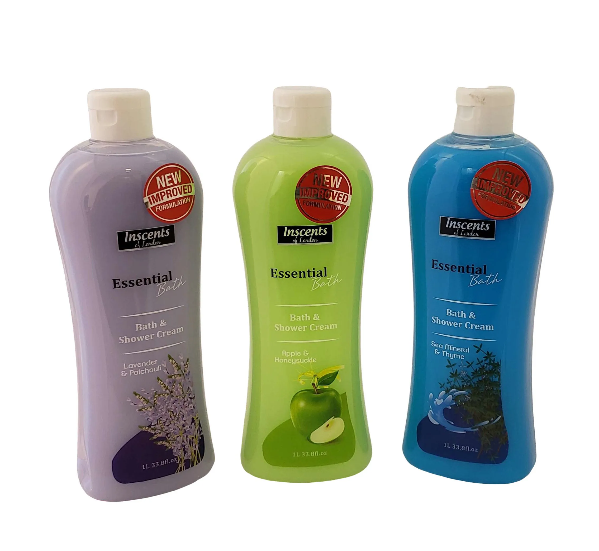 
Inscents of London Apple & Honeysuckle Moisturizing Bath & Shower Cream 1000ml 