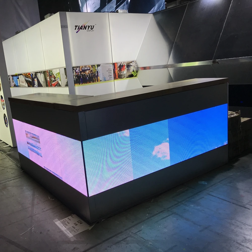 P2.81 indoor full color display screen LED advertising full color screen  used trade show equipment