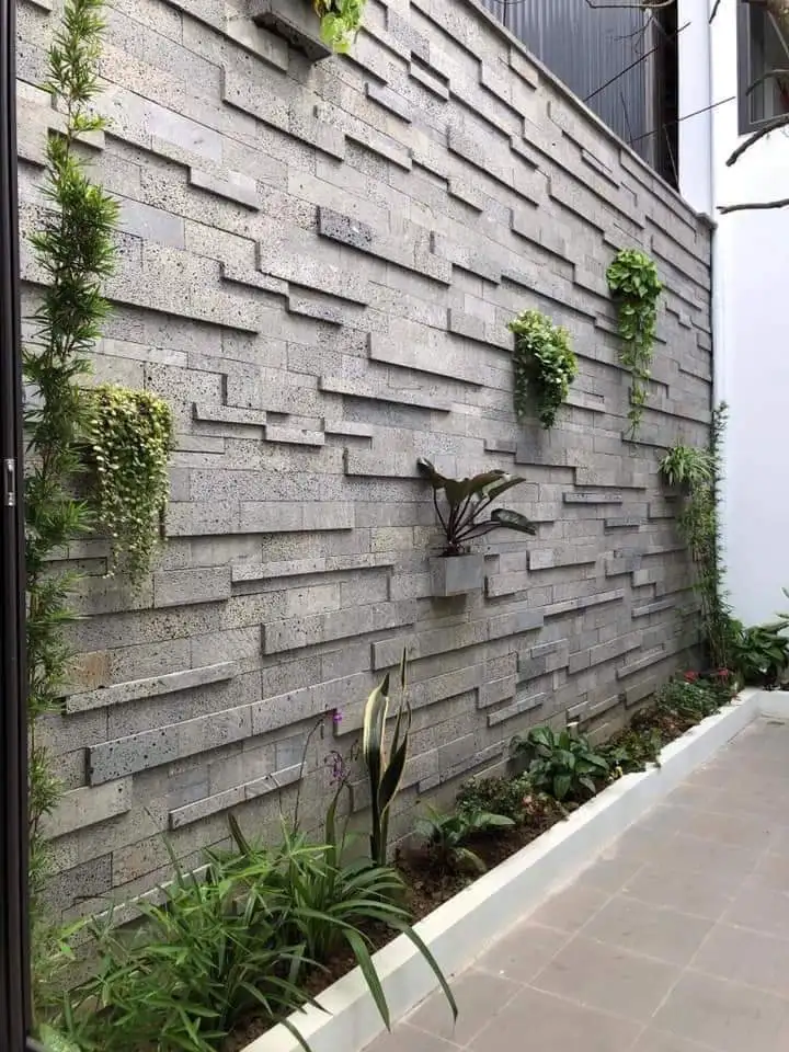 High Quality Basalt Lava Stone Wall Cladding Tiles for Living Room Best Service from Vietnam