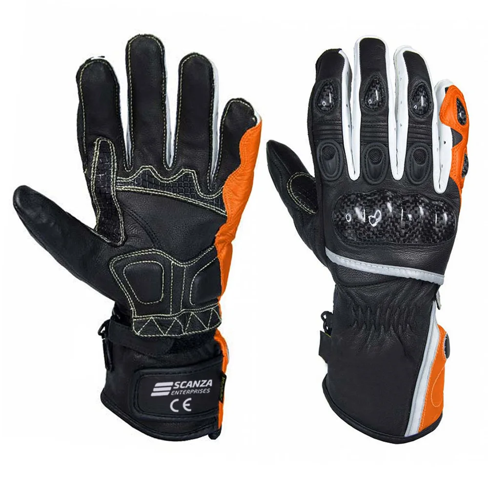 Wholesale Best OEM Services Provider High Quality Motorbike Gloves Top Quality Leather Racing Gloves